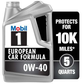 Mobil 1 FS European Car Formula Full Synthetic Motor Oil 0W-40, 5 qt