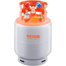 VEVOR Refrigerant Recovery Reclaim 30lb Cylinder Tank with Floating Switch - Default