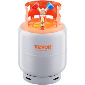 VEVOR Refrigerant Recovery Reclaim 50lb Cylinder Tank 400 PSI liquid Rated Y Valve - Default