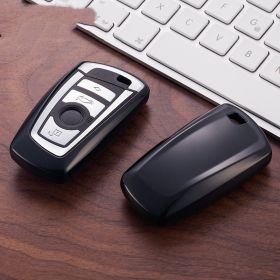 Car TPU Silicone Key Case (Color: Black)