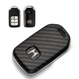 Carbon fiber car key cover car shell buckle (Option: Intelligent)