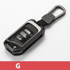 Accord Civic Key Case (Option: Black leather buckle)