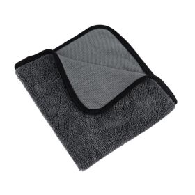 Microfiber Absorbent Car Wash Towel (Option: Gray-40x40cm)