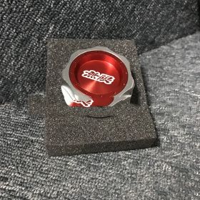 Aluminum Alloy Oil Filter Cap (Color: Red)